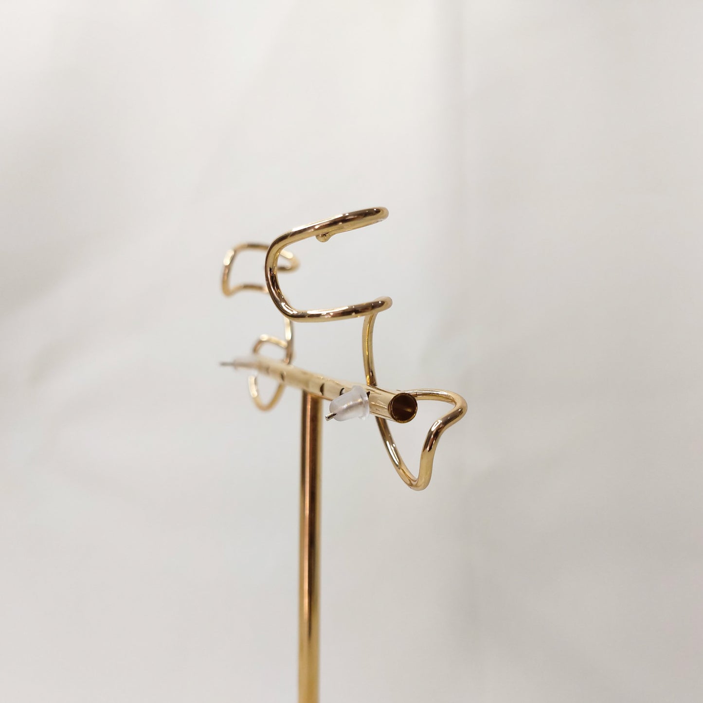 Brinco earcuff dourado fashion