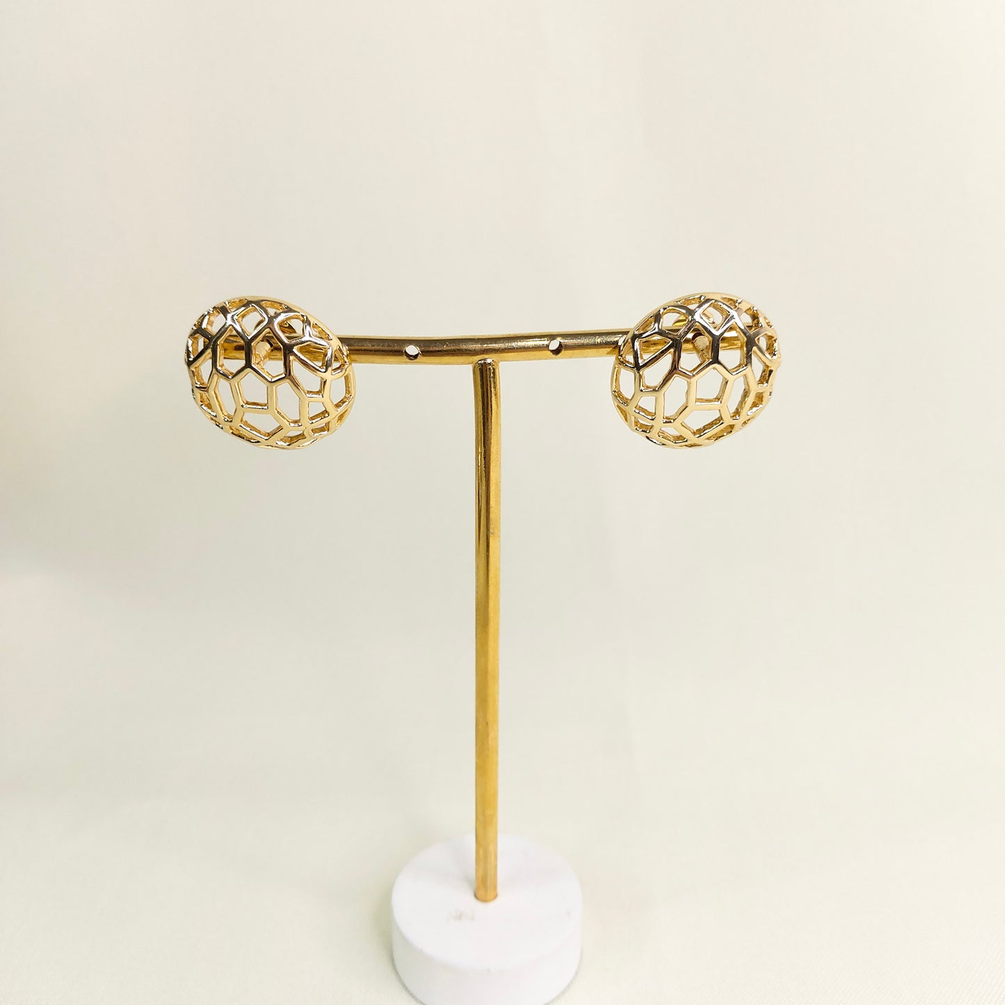 Brinco rede dourado