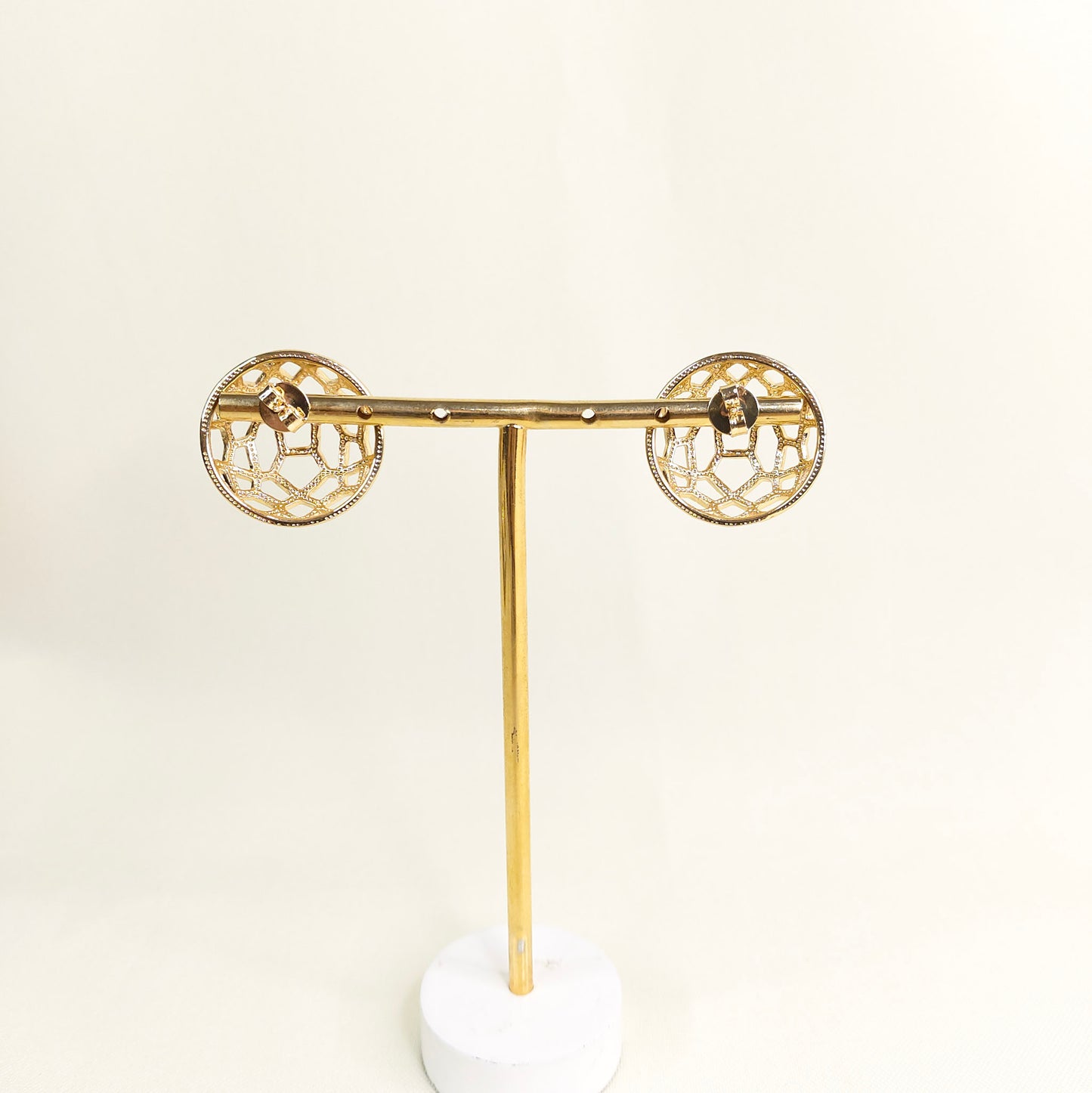 Brinco rede dourado
