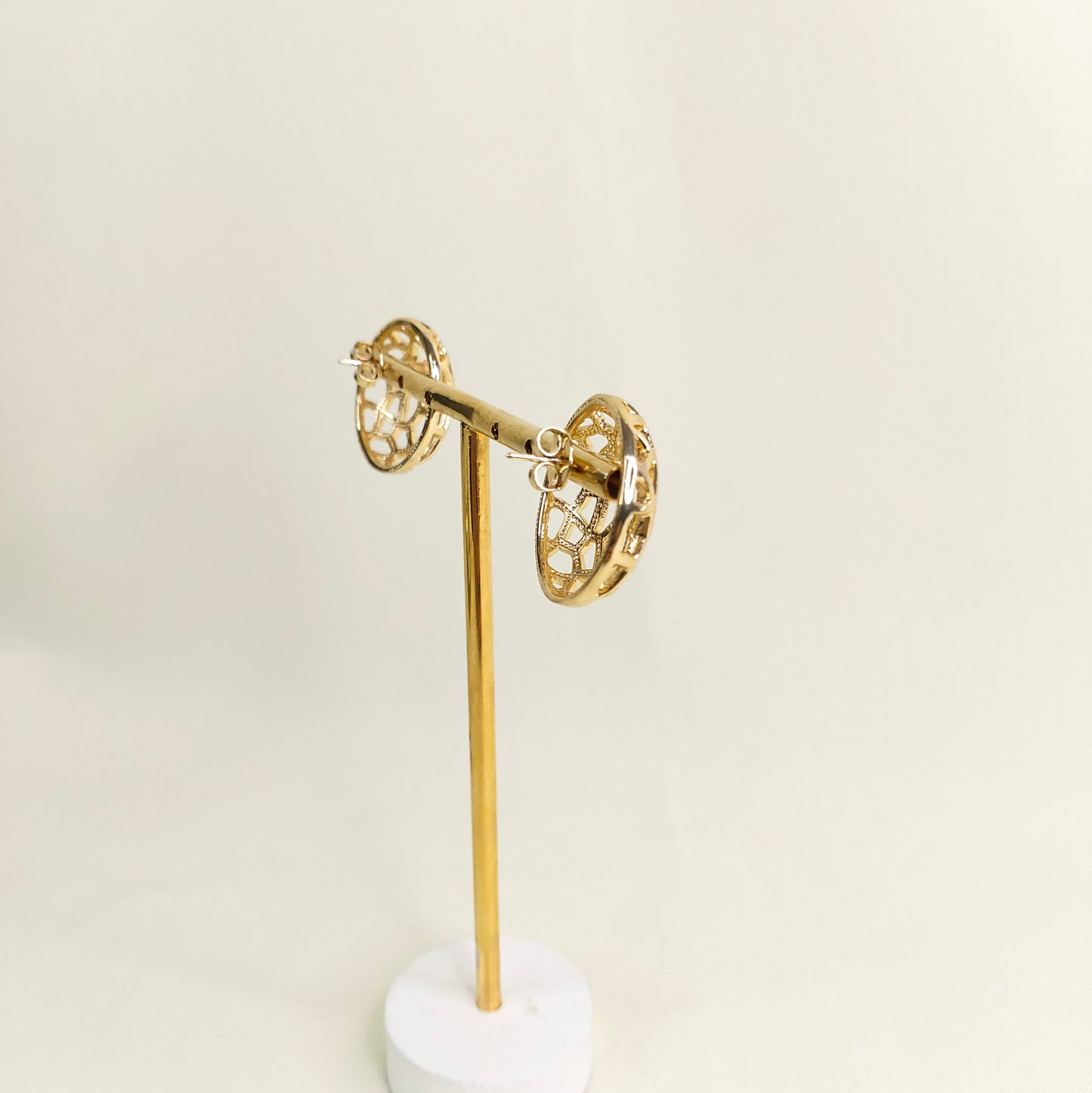 Brinco rede dourado