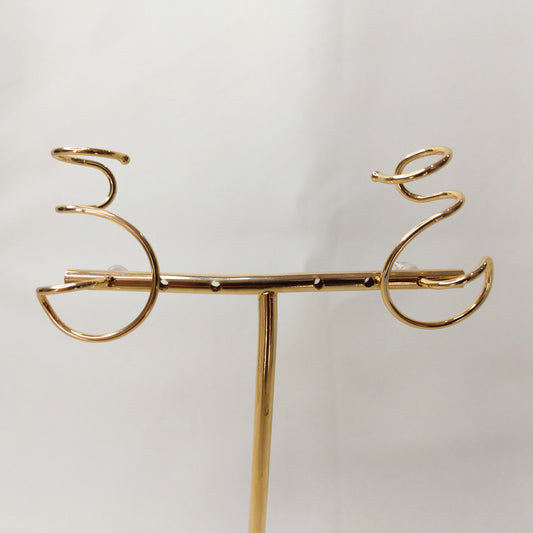 Brinco earcuff dourado fashion